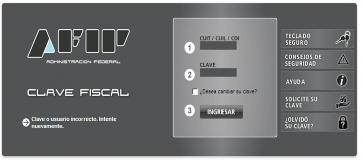 clave fiscal afip Córdoba